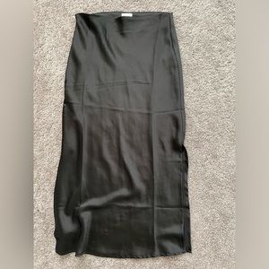 Princess Polly satin midi skirt with slits